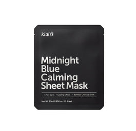 Klairs Midnight Blue Calming Sheet Mask łagodząca maska w płachcie 25ml