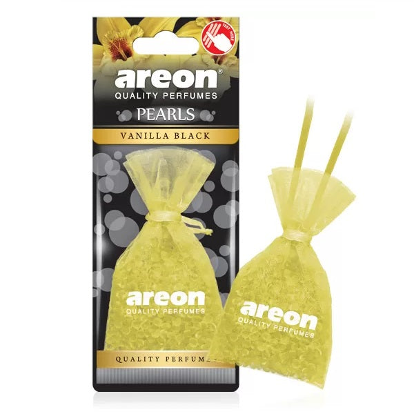 Areon Pearls odświeżacz do samochodu w woreczku Vanilla Black