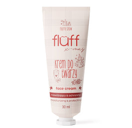 Fluff Fluffy Snow Face Care zestaw maseczka do twarzy 30ml + krem do twarzy 30ml + żel do mycia twarzy 100ml