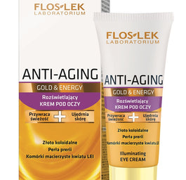 Floslek Anti-Aging Gold & Energy rozświetlający krem pod oczy 30ml