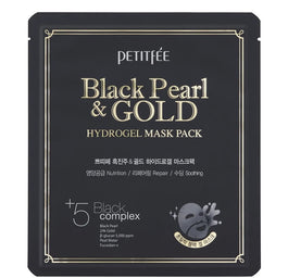 Petitfee Black Pearl & Gold Hydrogel Mask Pack nawilżająco-odżywcza hydrożelowa maska w płachcie z czarną perłą i złotem 32g