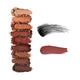 KIKO Milano Green Me Make Up Set zestaw paleta 9 cieni do powiek 102 9g + tusz zapewniający ekstremalny efekt objętości 11ml + matowa pomadka do ust 102 4g
