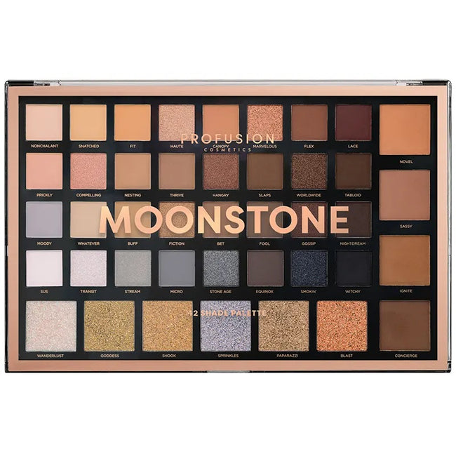 Profusion Moonstone Eyeshadow Palette paleta 42 cieni do powiek