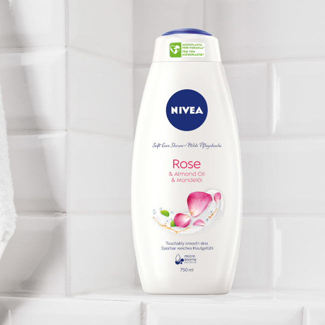 Nivea Rose & Almond Oil Care Shower pielęgnujący żel pod prysznic 750ml