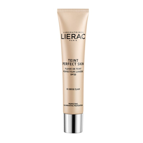 LIERAC Teint Perfect Skin SPF20 lekki podkład rozświetlający do twarzy 01 Beige Clair 30ml