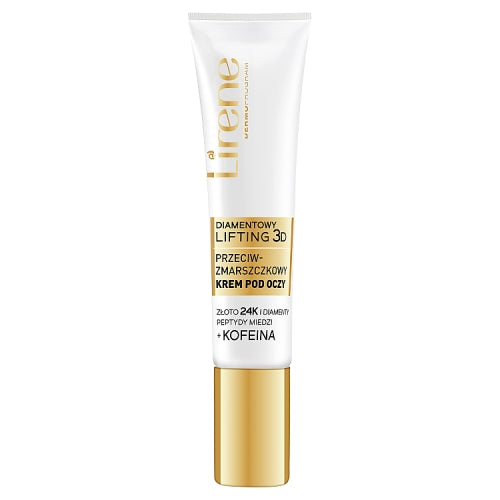 Lirene Diamentowy Lifting 3D przeciwzmarszczkowy krem pod oczy 15ml