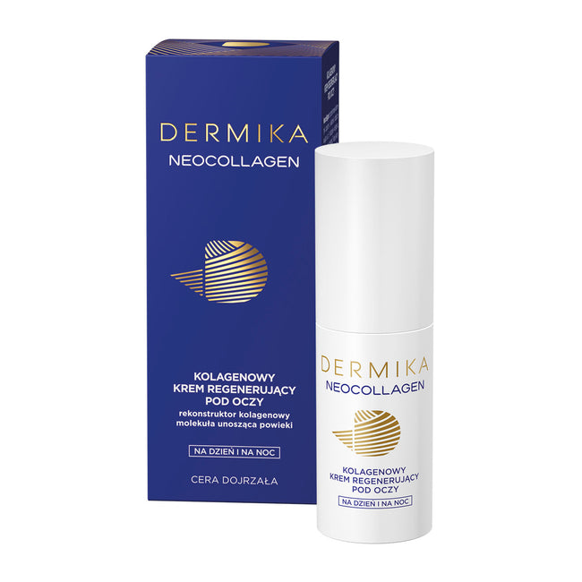 Dermika Neocollagen kolagenowy krem regenerujący pod oczy na dzień i na noc 15ml
