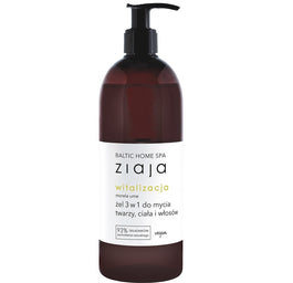 Ziaja Baltic Home Spa Witalizacja żel 3w1 do mycia twarzy ciała i włosów Morela Ume 500ml