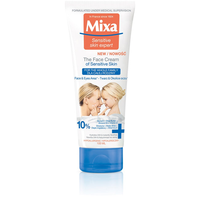 MIXA Senstivie Skin Expert krem na twarz dla całej rodziny 100ml