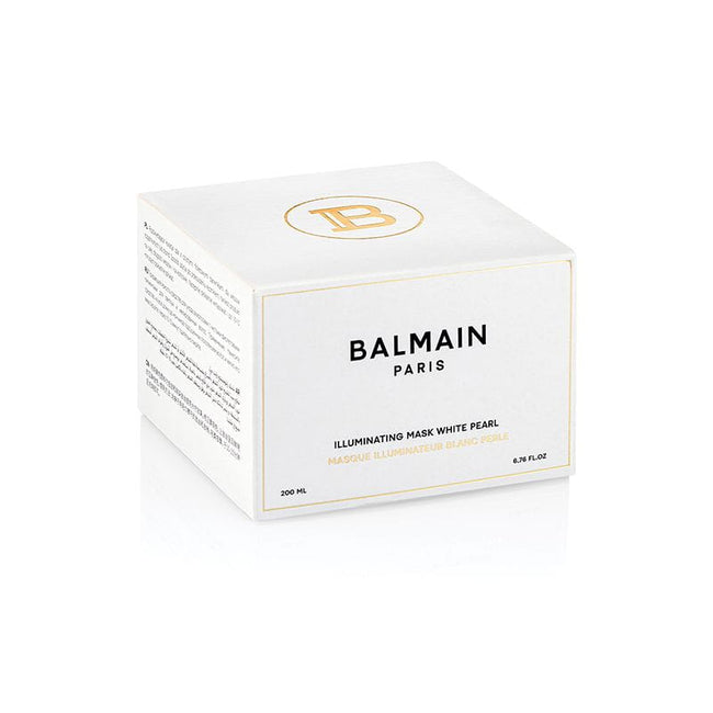 Balmain Illuminating Mask White Pearl rozświetlająca maska do włosów blond i z pasemkami 200ml