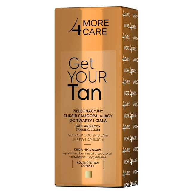 More4Care Get Your Tan! eliksir samoopalający do twarzy i ciała 15ml