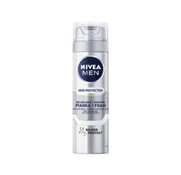 Nivea Men Skin Protection pianka do golenia Silver Protect 200ml