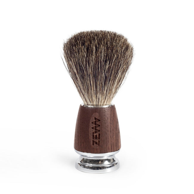 Zew For Men Wet Shaving zestaw maszynka do golenia + pędzel do golenia + miseczka + stojak na pędzel i maszynkę + mydło do golenia 85ml
