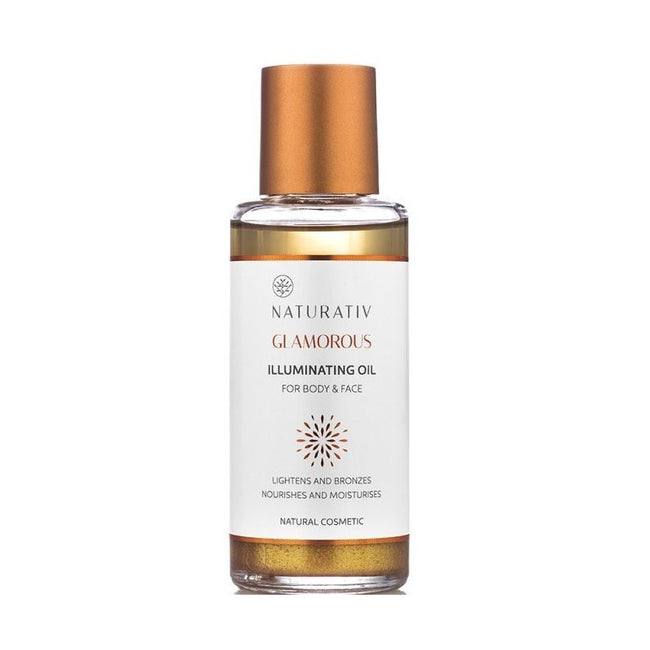 Naturativ Glamorous Illuminating Oil For Body & Face olejek rozświetlający do ciała i twarzy 100ml