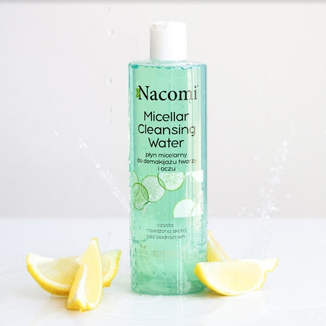 Nacomi Micellar Cleansing Water płyn micelarny do demakijażu twarzy i oczu łagodzący 400ml