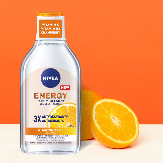 Nivea Energy płyn micelarny z 3 antyoksydantami 400ml