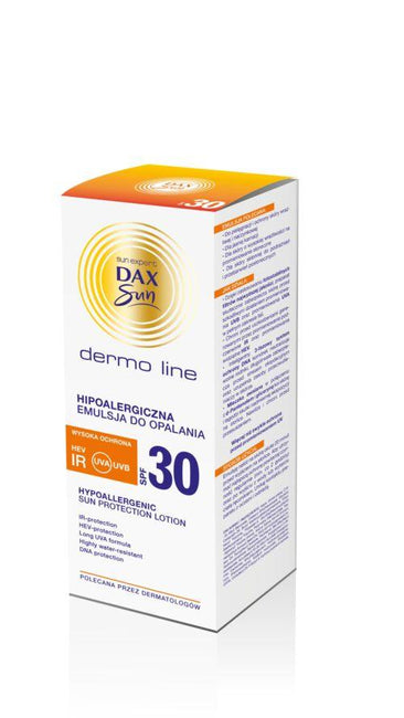 Dax Sun Dermo Line hipoalergiczna emulsja do opalania SPF30 200ml