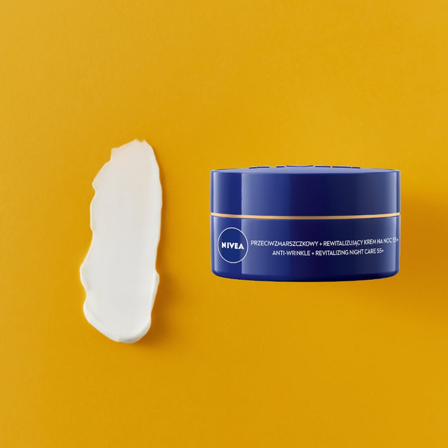 Nivea 2 Pack Przeciwzmarszczkowy+ Rewitalizujący krem na dzień i krem na noc 55+ 2x50ml