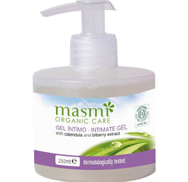 Masmi Organic Care delikatny żel do higieny intymnej z ekstraktem z nagietka i borówki 250ml