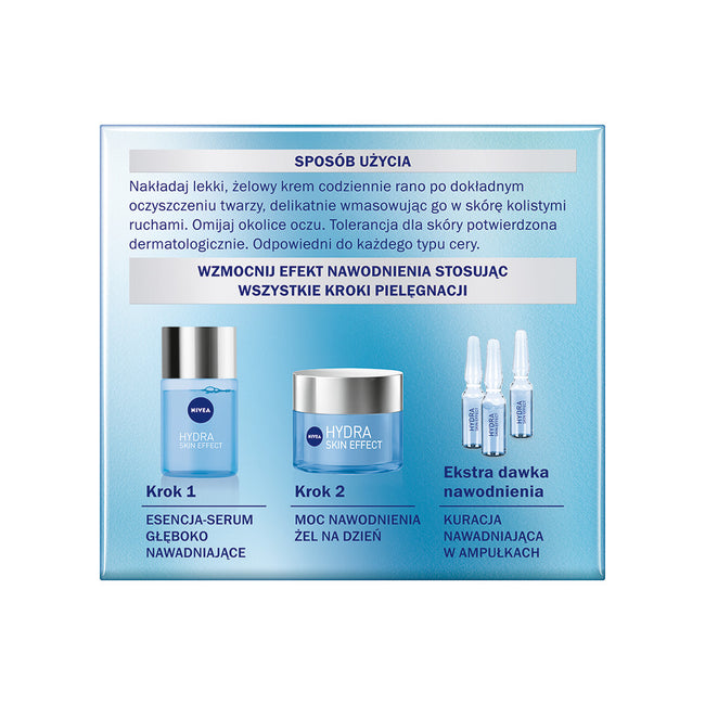 Nivea Hydra Skin Effect żel na dzień moc nawodnienia 50ml