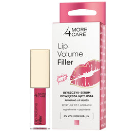 More4Care Lip Volume Filler błyszczyk-serum powiększający usta Juicy Pink 4.8g
