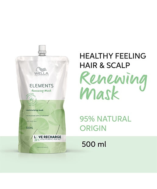Wella Professionals Elements Renewing Moisturizing Mask nawilżająca maska do włosów saszetka 500ml
