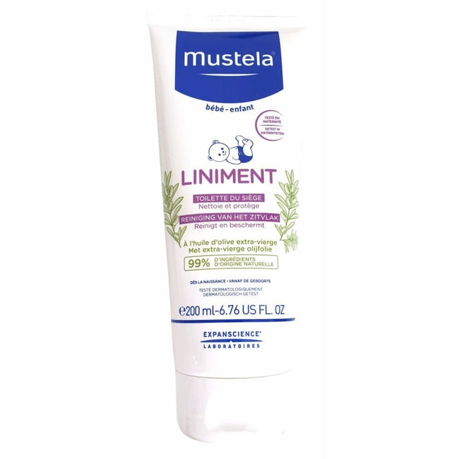 Mustela Liniment emulsja oczyszczająca skórę dzieci pod pieluszką 200ml