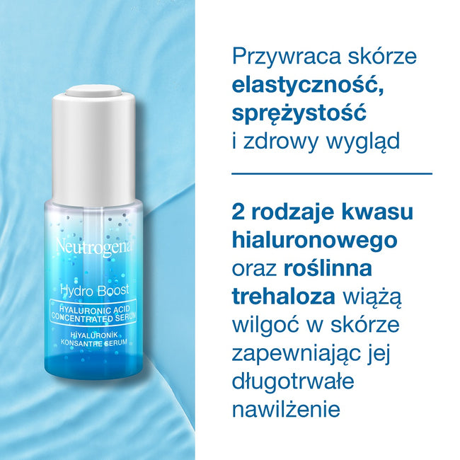 Neutrogena Hydro Boost skoncentrowane serum z kwasem hialuronowym 15ml