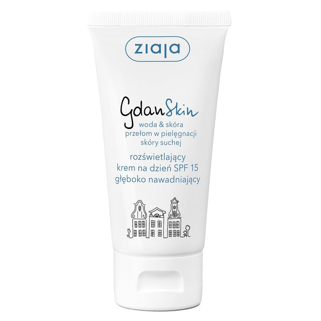 Ziaja GdanSkin rozświetlający krem na dzień głęboko nawadniający SPF15 50ml