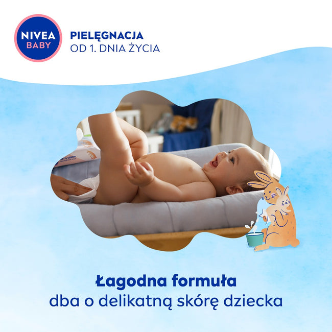 Nivea Baby chusteczki biodegradowalne 99% Pure Water 57szt