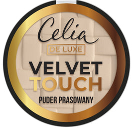 Celia De Luxe Velvet Touch puder prasowany 102 Natural Beige 9g
