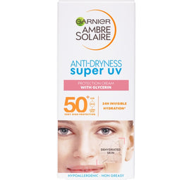 Garnier Ambre Solaire Sensitive Advanced Face Protection Cream SPF50+ krem ochronny do twarzy 50ml