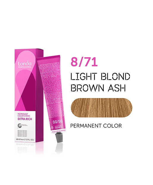 Londa Professional Permanent Color Creme permanentna farba do włosów 8/71 60ml
