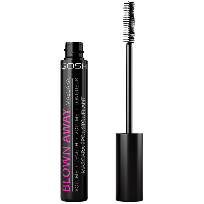 Gosh Blown Away Mascara pogrubiająco-wydłużający tusz do rzęs 001 Black 10ml