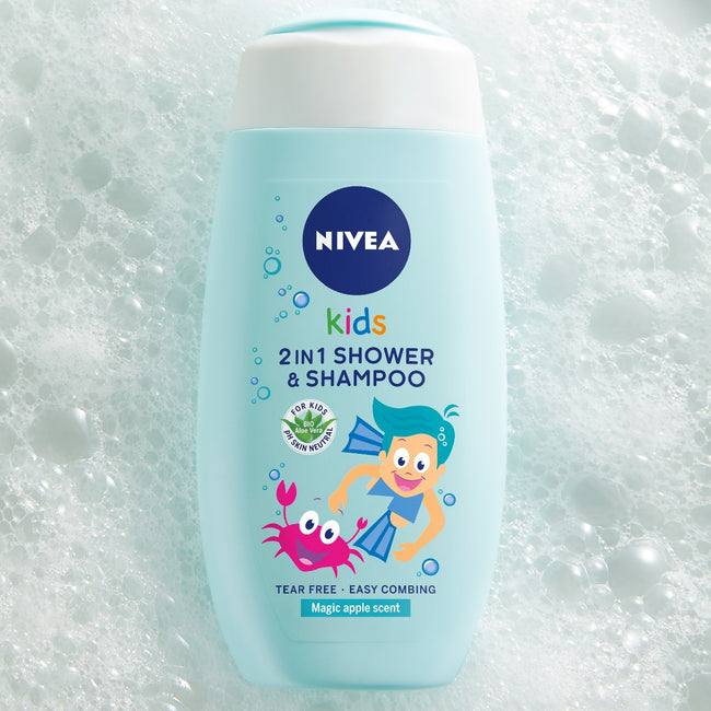 Nivea Kids żel do mycia ciała 2w1 o zapachu jabłkowych karmelków 500ml