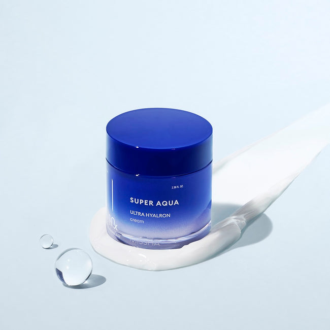 Missha Super Aqua Ultra Hyalron Cream nawilżający krem z kwasem hialuronowym 70ml