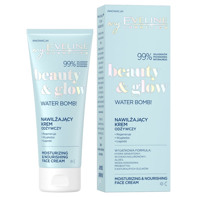 Eveline Cosmetics Beauty & Glow nawilżający krem odżywczy 75ml