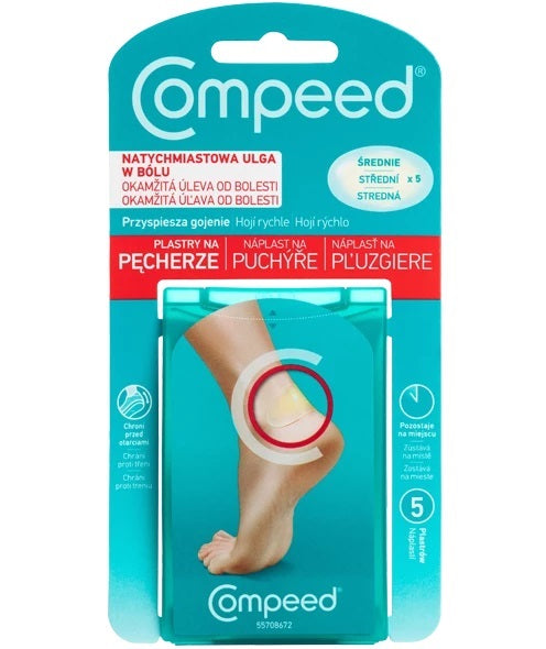 Compeed Plastry na pęcherze Średnie 5szt.