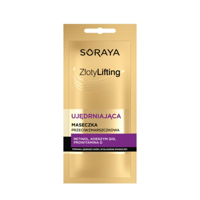 Soraya Złoty Lifting ujędrniająca maseczka przeciwzmarszczkowa 8ml