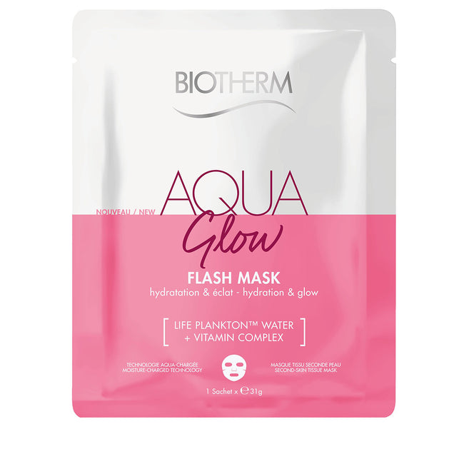 Biotherm Aqua Glow Flash Mask nawilżająca maseczka w płachcie do twarzy 31g