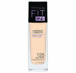 Maybelline Fit Me Luminous + Smooth Foundation rozświetlający podkład do twarzy 125 Nude Beige 30ml