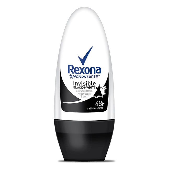 Rexona Invisible Black + White Anti-Perspirant 48h antyperspirant w kulce 50ml