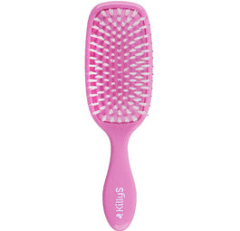 KillyS Hair Brush szczotka do włosów wysokoporowatych wzbogacona olejem z pestek malin Różowa