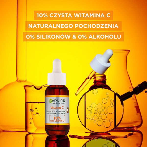 Garnier Skin Naturals Vitamin C rozświetlające serum na noc 30ml