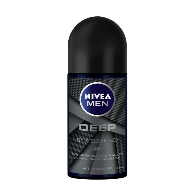 Nivea Football Box zestaw Deep żel pod prysznic 3w1 250ml + Deep antybakteryjna woda po goleniu 100ml + Men Creme krem do ciała i twarzy 75ml + Deep antyperspirant w kulce 50ml