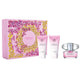 Versace Bright Crystal zestaw woda toaletowa spray 50ml + balsam do ciała 50ml + żel pod prysznic 50ml