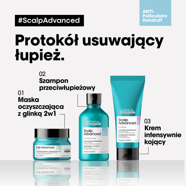 L'Oreal Professionnel Serie Expert Scalp Advanced 2-in-1 Deep Purifier Clay maska oczyszczająca z glinką 2w1 250ml