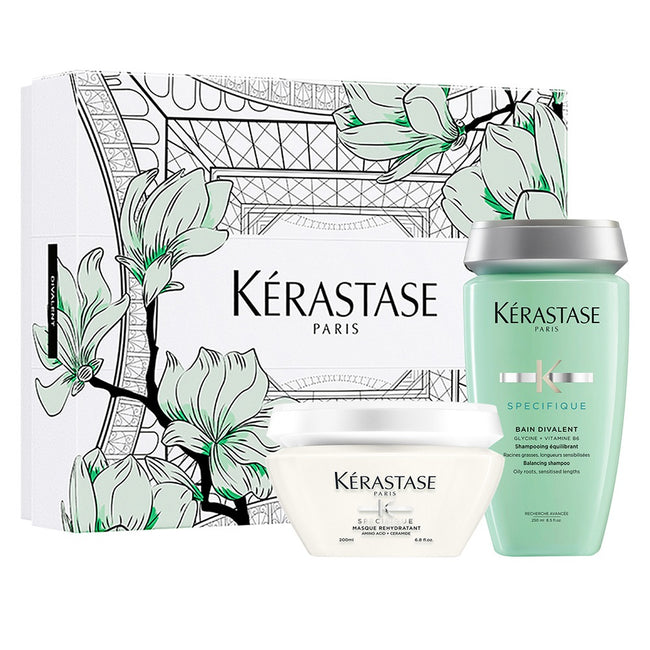 Kerastase Divalent Spring zestaw szampon do włosów 250ml + maska do włosów 200ml