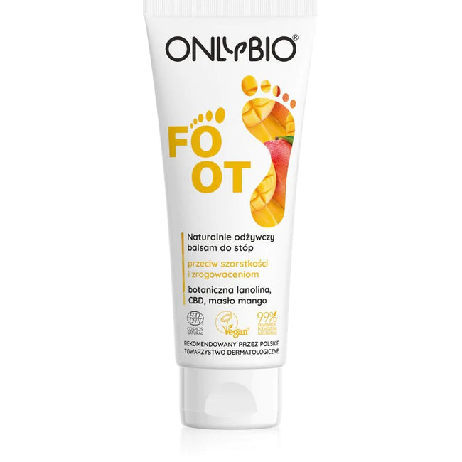 OnlyBio Foot naturalnie odżywczy balsam do stóp 75ml