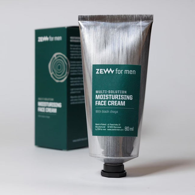Zew For Men Multi-zadaniowy nawilżający krem do twarzy z czarną hubą 80ml